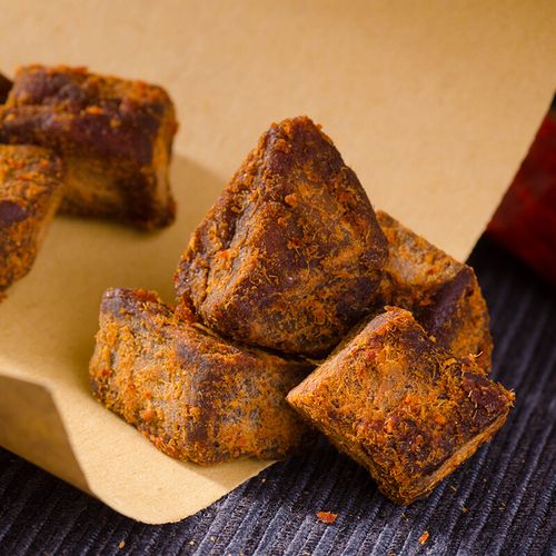 良品鋪?zhàn)迂i肉粒xo醬98g豬肉干休閑零食小吃獨(dú)立包裝